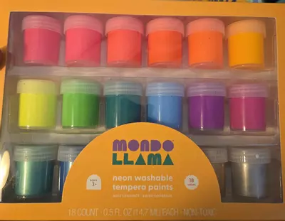 plant/Mondo Llama Neon Washable Tempera Paint Set-0-thumbnail