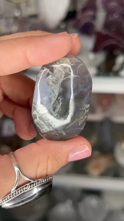 plant/Moss Agate Palm stone 15M-0-thumbnail