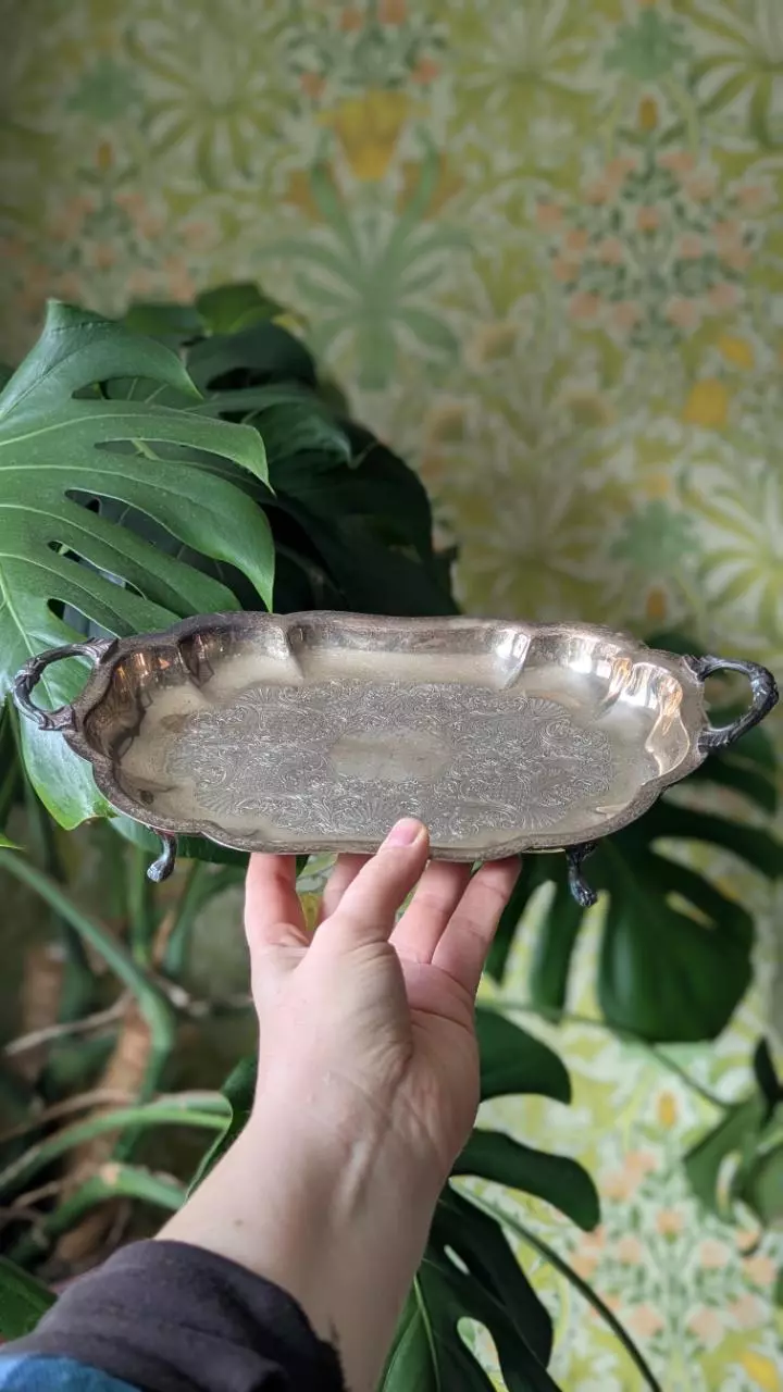 plant/canterbury silver plated tray-2