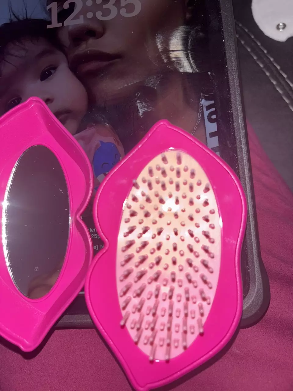 plant/lips 👄 brush and mirror perfect for stocking stuffers #1-1