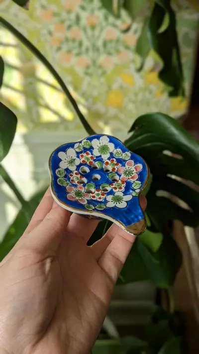 plant/vintage tea strainer made in japan-1-thumbnail