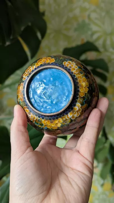 plant/Chinese cloisonne - early 20th Century-3-thumbnail