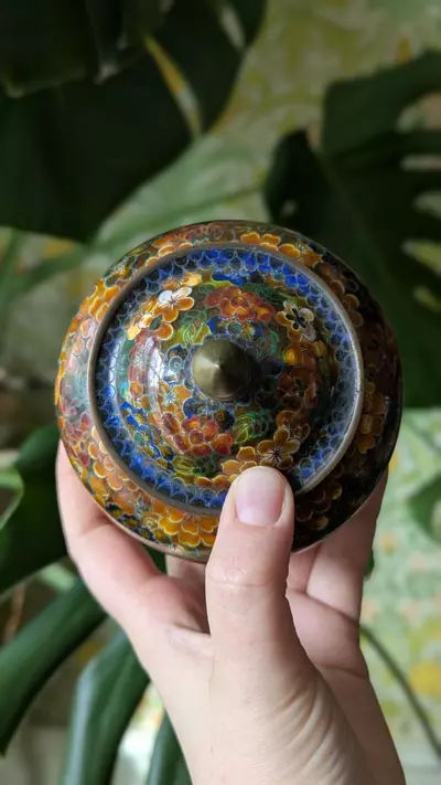 plant/Chinese cloisonne - early 20th Century-1-thumbnail