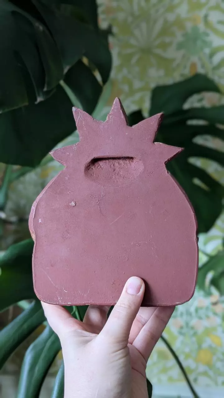 plant/celestial wall pocket - terracotta-1