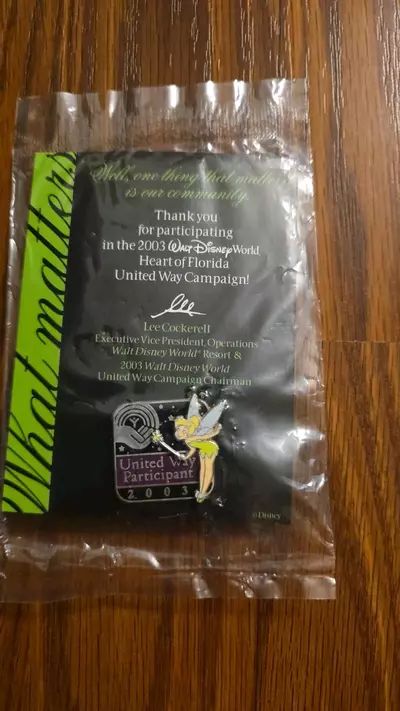 plant/2003 United Way Disney Tinker Bell Pin-0-thumbnail