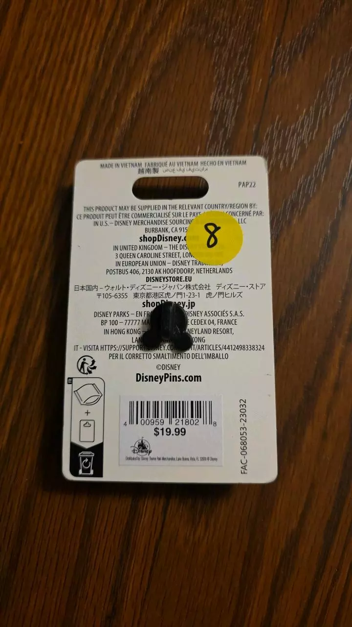 plant/Disney Parks Limited Edition Dancing Characters Mickey Pin-1