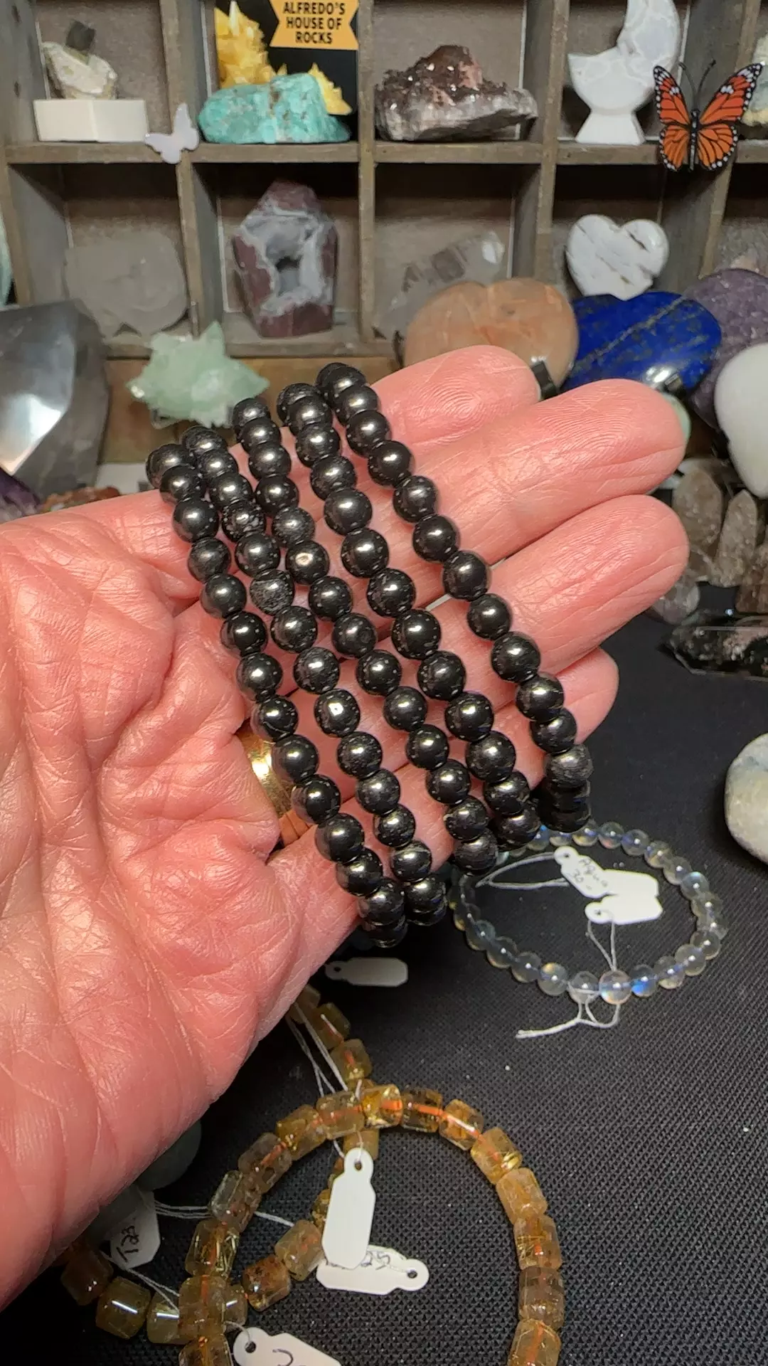 plant/Shungite Bracelets 6mm-0