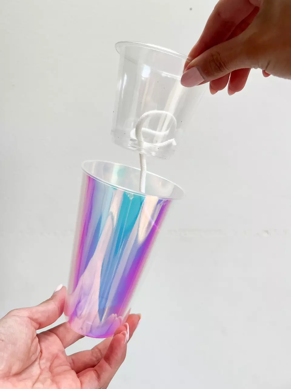 plant/Iridescent self-watering cup TALL-1