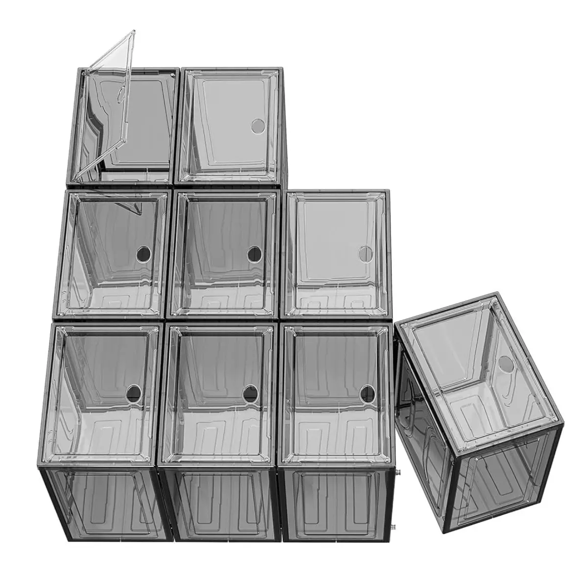plant/Plastic Juvenile Enclosure (Black)-0
