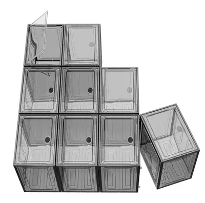 plant/Plastic Juvenile Enclosure (Black)-0-thumbnail