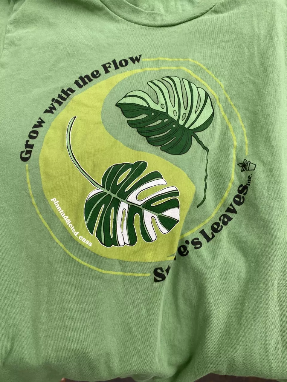 plant/(XL) T-Shirt Ying Yang Grow With the Flow-0