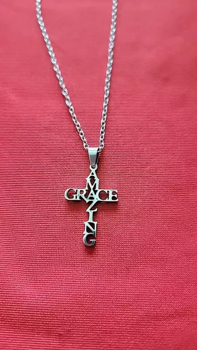 plant/Stainless steel religious necklace-0-thumbnail