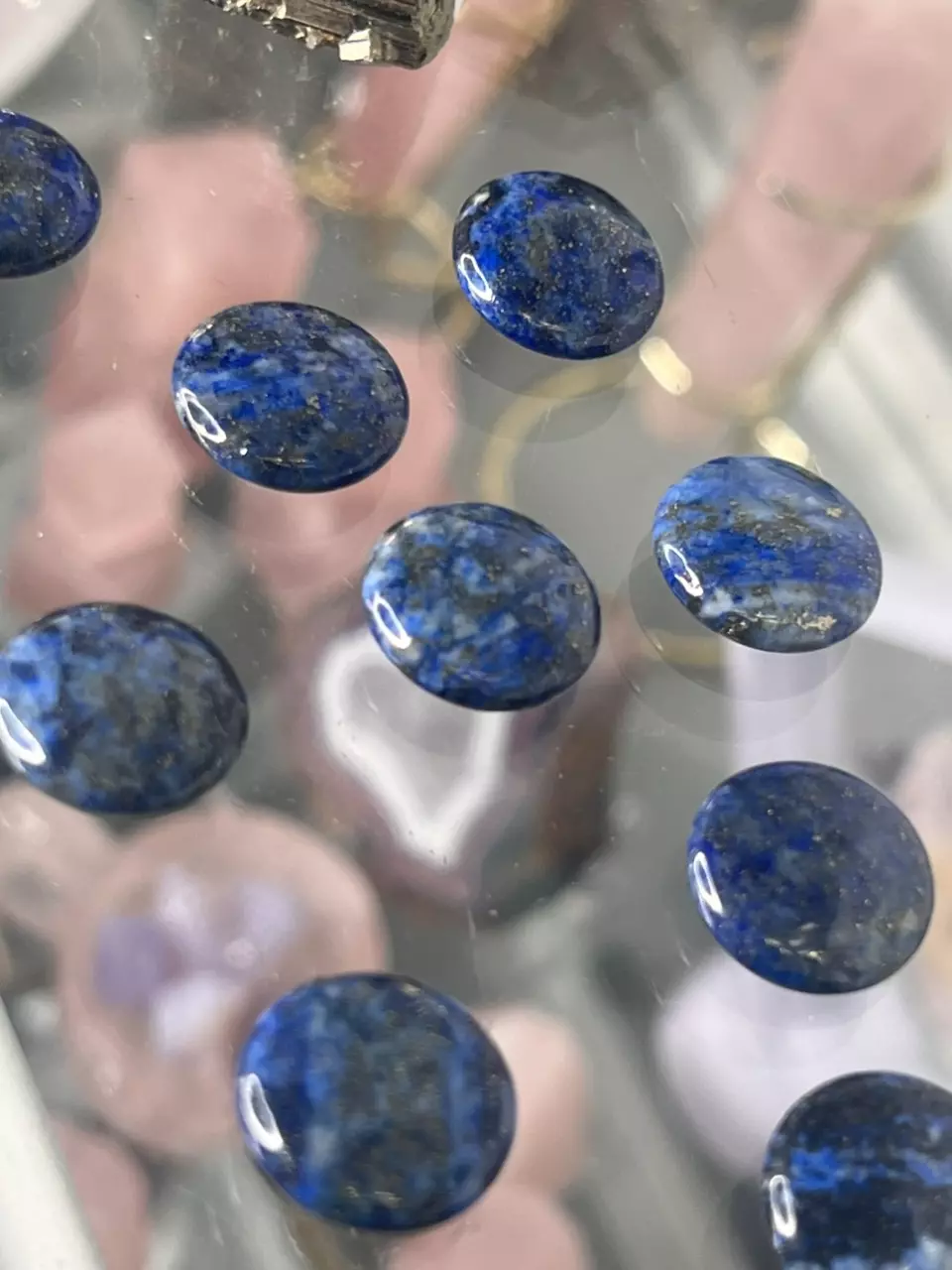 plant/Lapis Lazuli Mini W Pyrite Inclusions-0