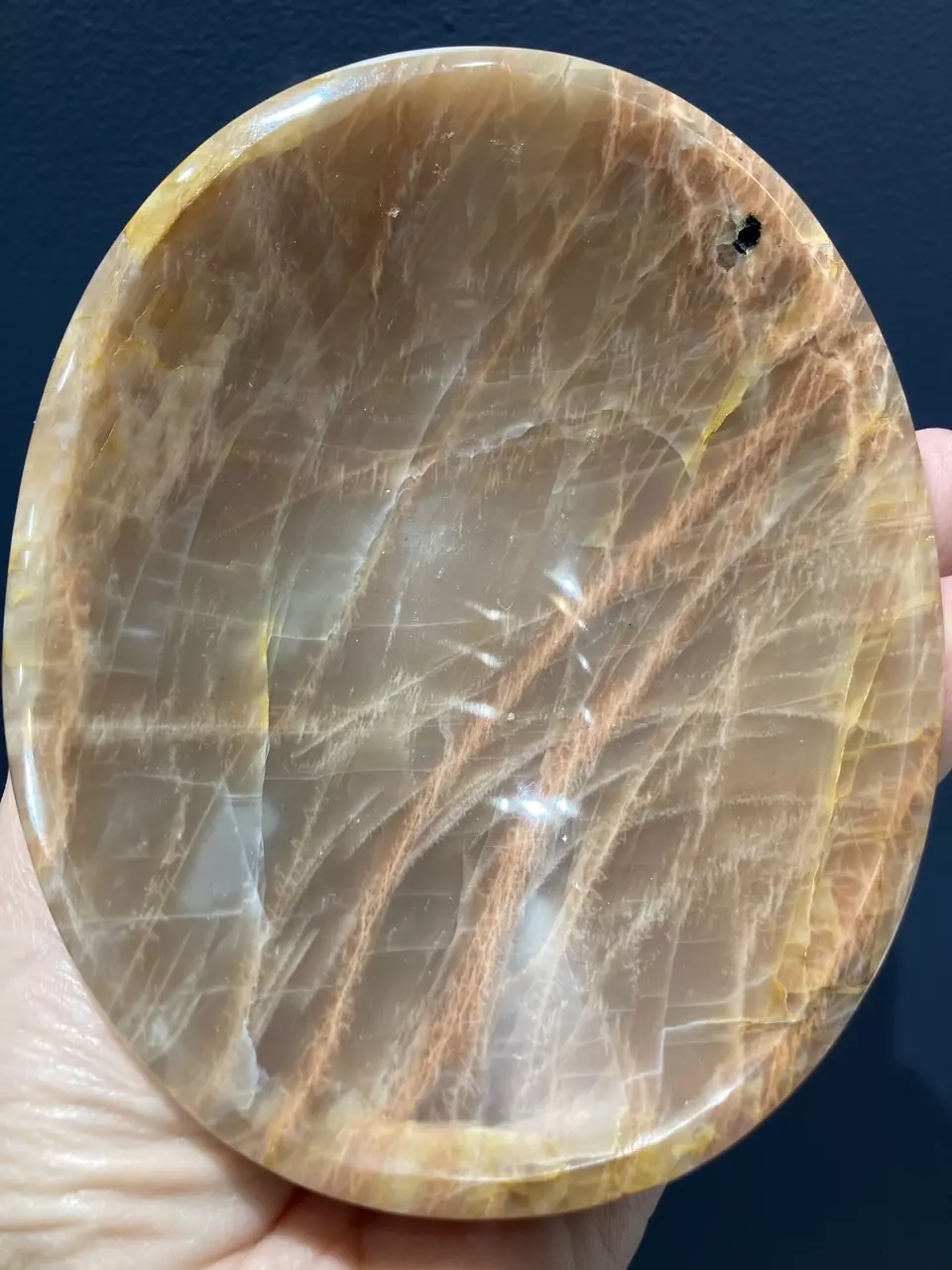 plant/Peach moonstone bowl-1