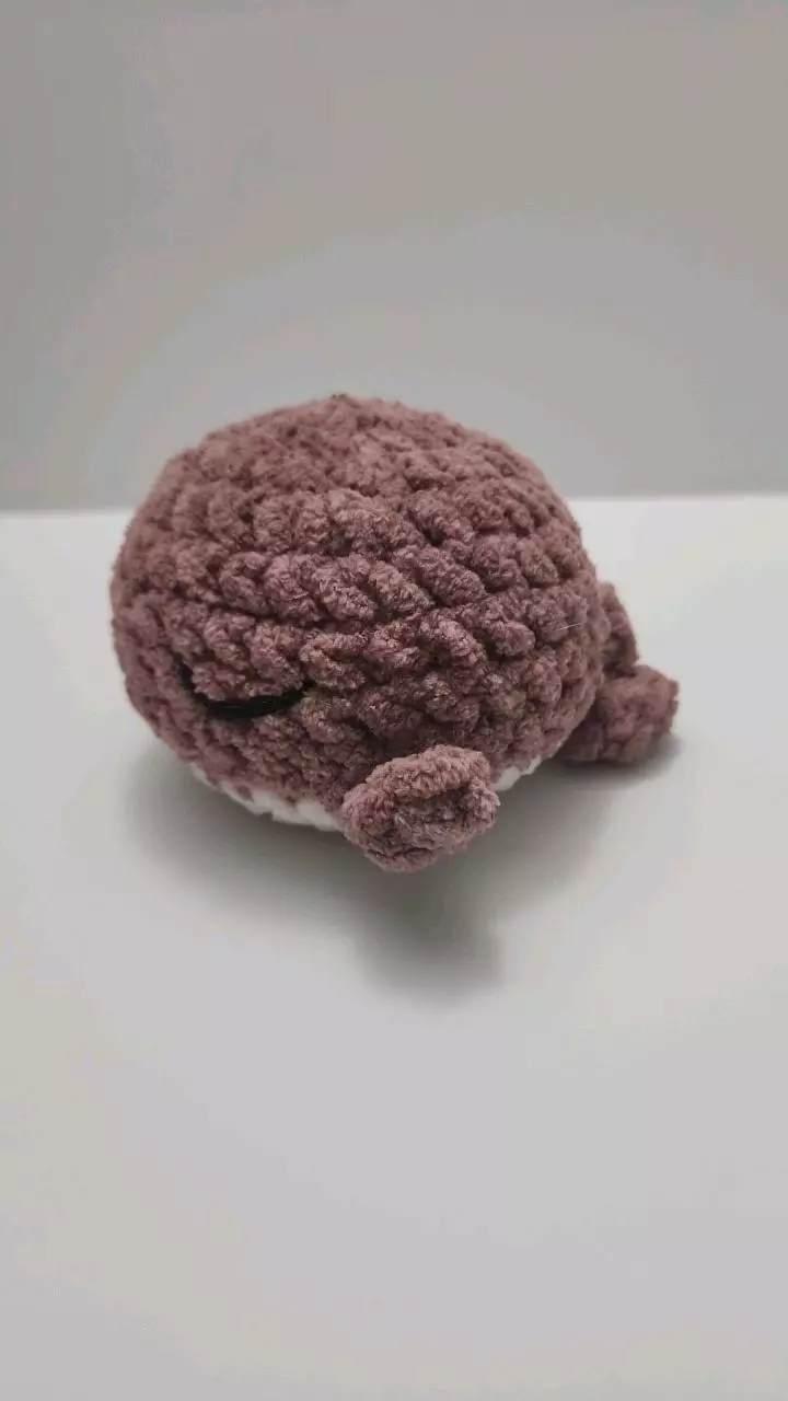 plant/Embroidered sleepy eyed whale-0