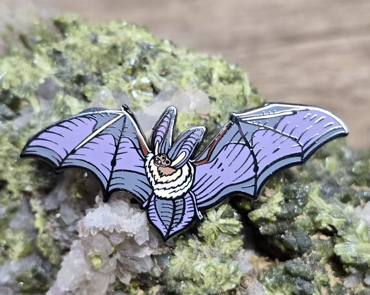plant/Townsend Bat Enamel Pin-1