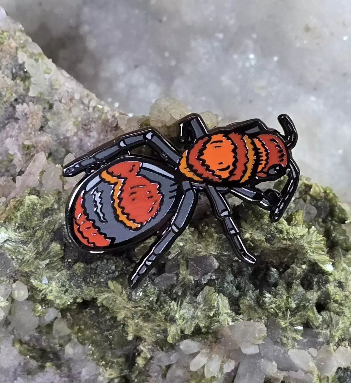 plant/Enamel Pin - Velvet Ant-0