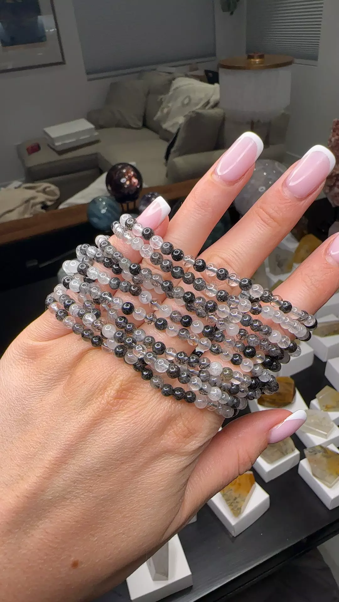 plant/Black tourmaline quartz-0