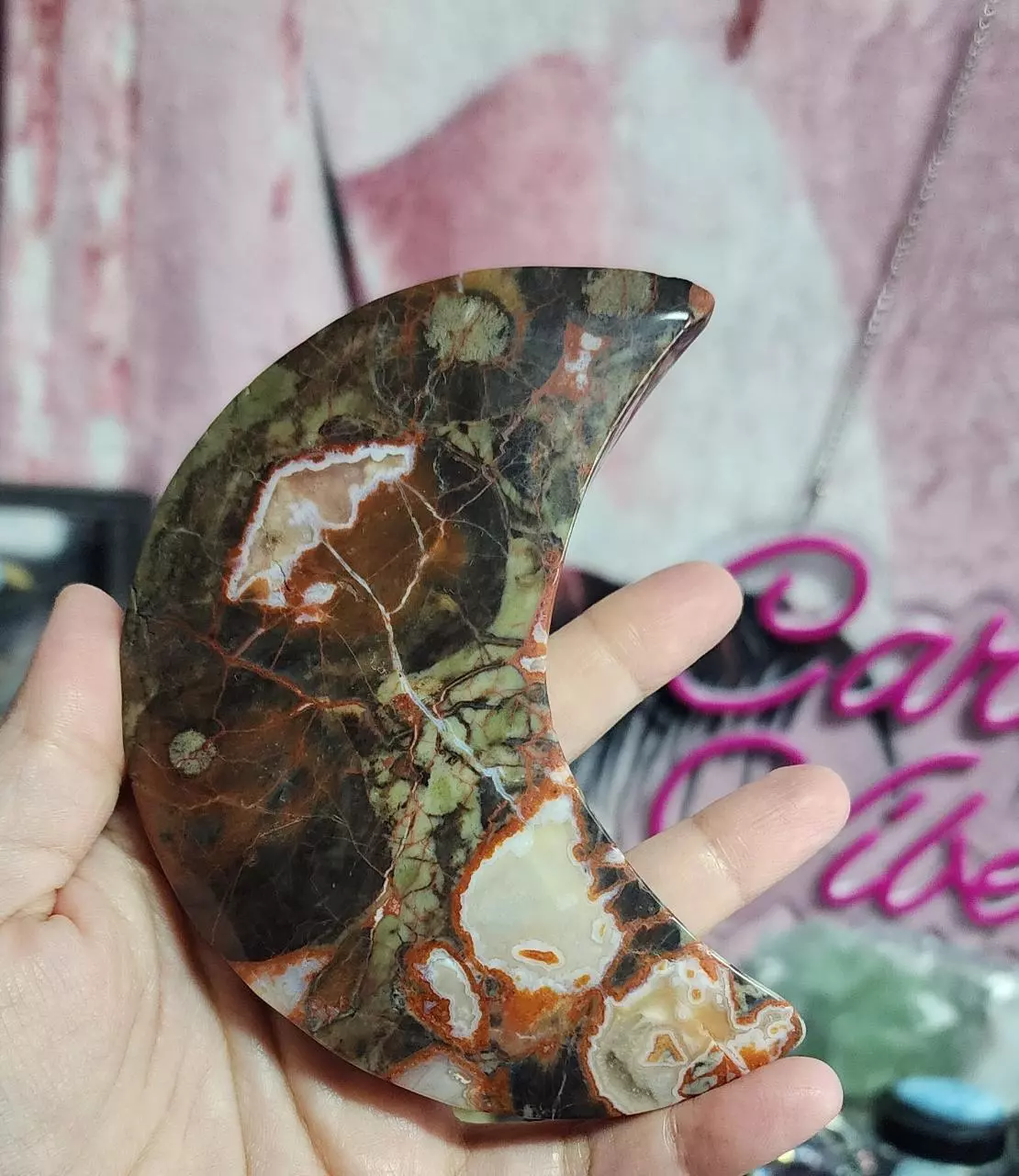 plant/Money Agate Moon #3-0