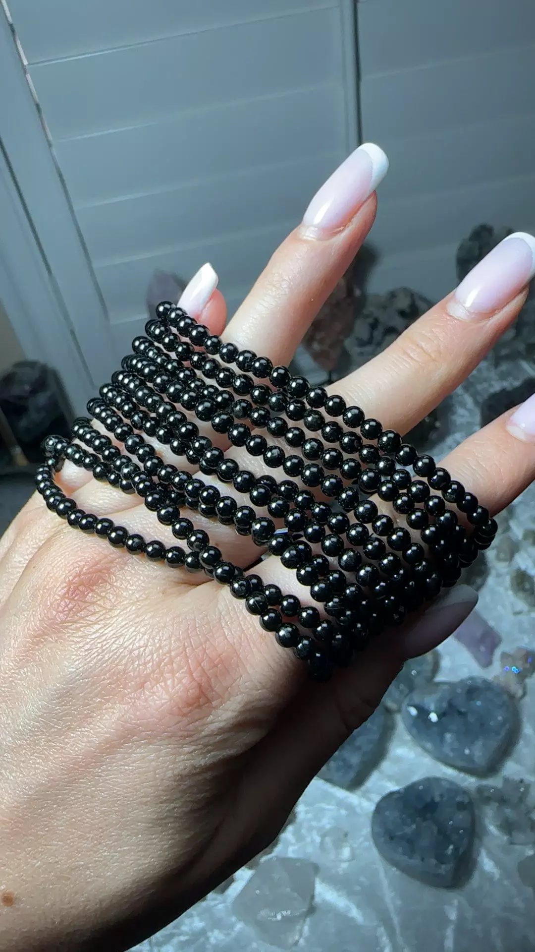 plant/Black tourmaline bracie-0