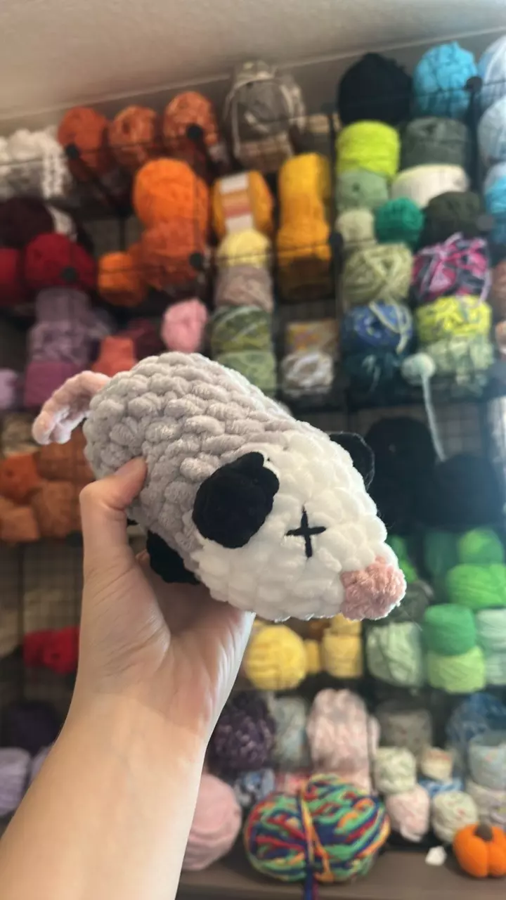plant/🩶🩷Medium Opossum Handmade Plushie-0