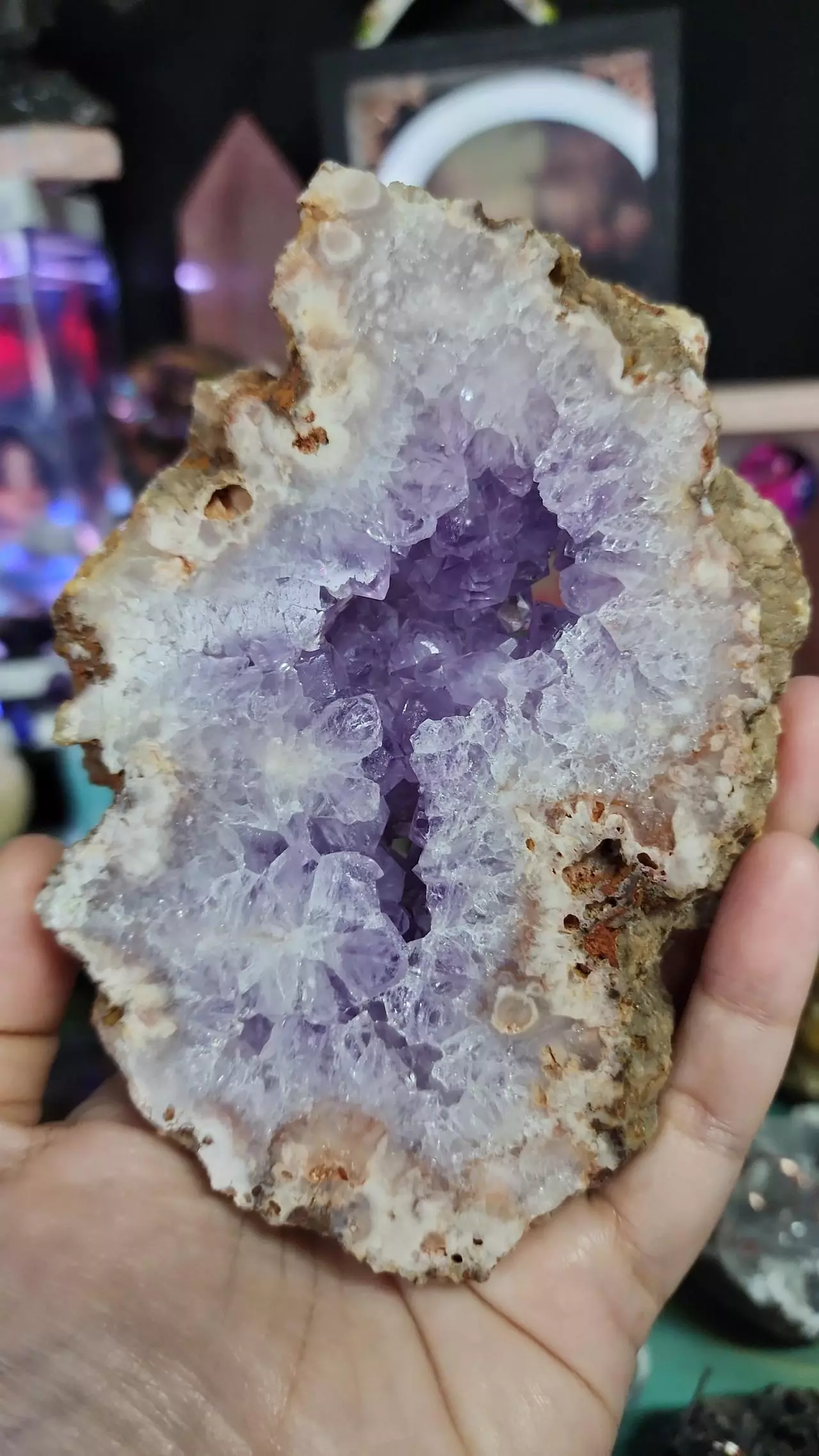plant/Pink Amethyst Slab / Flower Agate-0