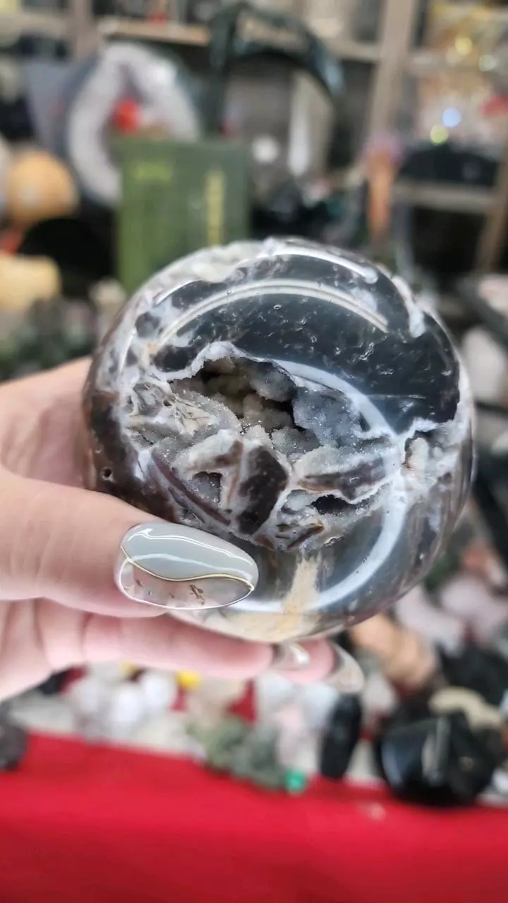 plant/Softball size  sphalerite-0