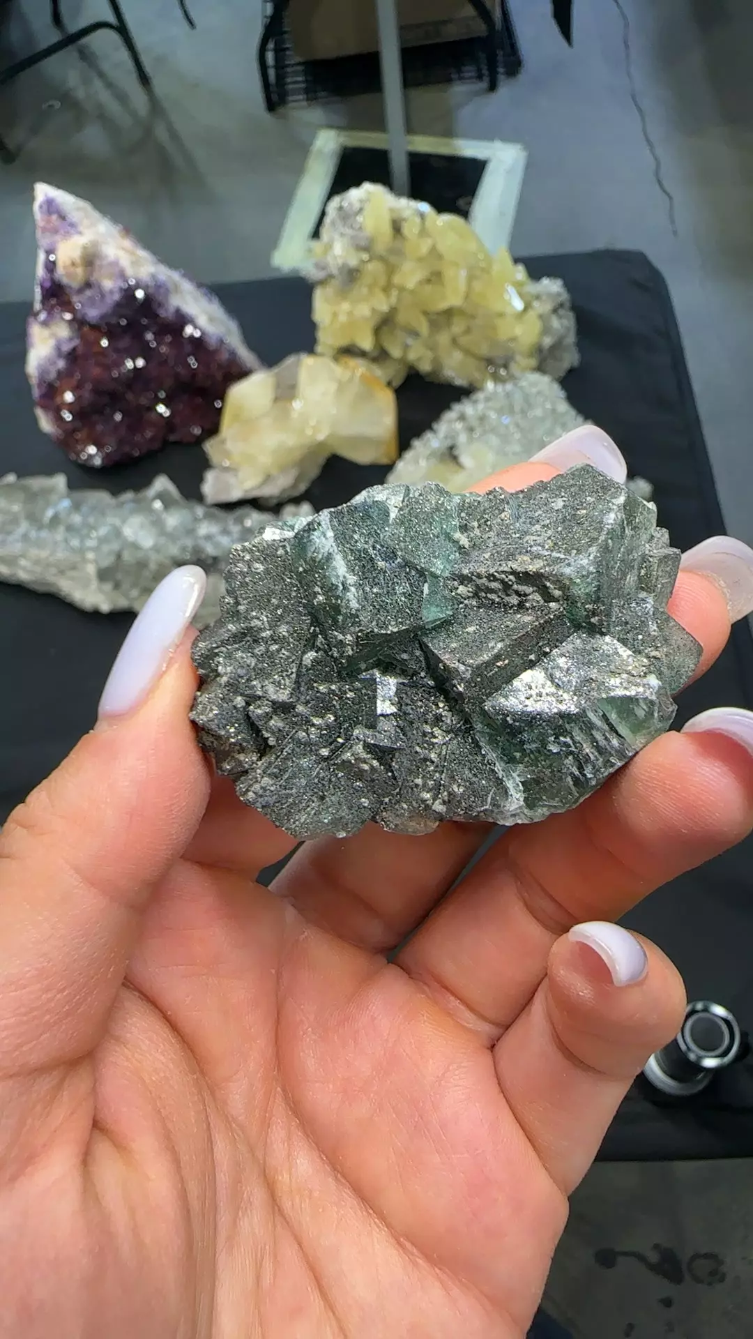 plant/Fluorite pyrite Nigeria  120-0