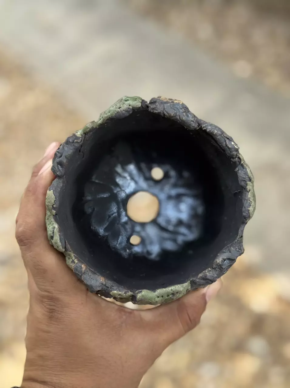 plant/Green crater 4.75x4.75-1