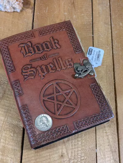 plant/#11197 Book of Spells Leather Journal-0-thumbnail