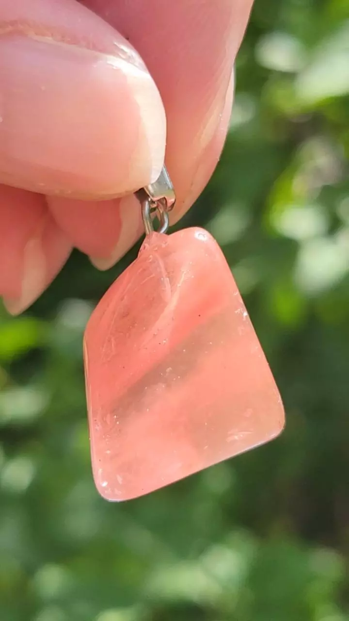 plant/Smelting quartz pendant-0