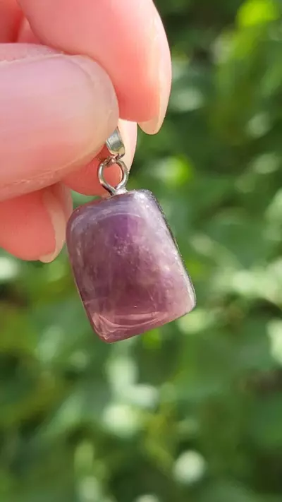 plant/Amethyst and smoky pendant-0-thumbnail