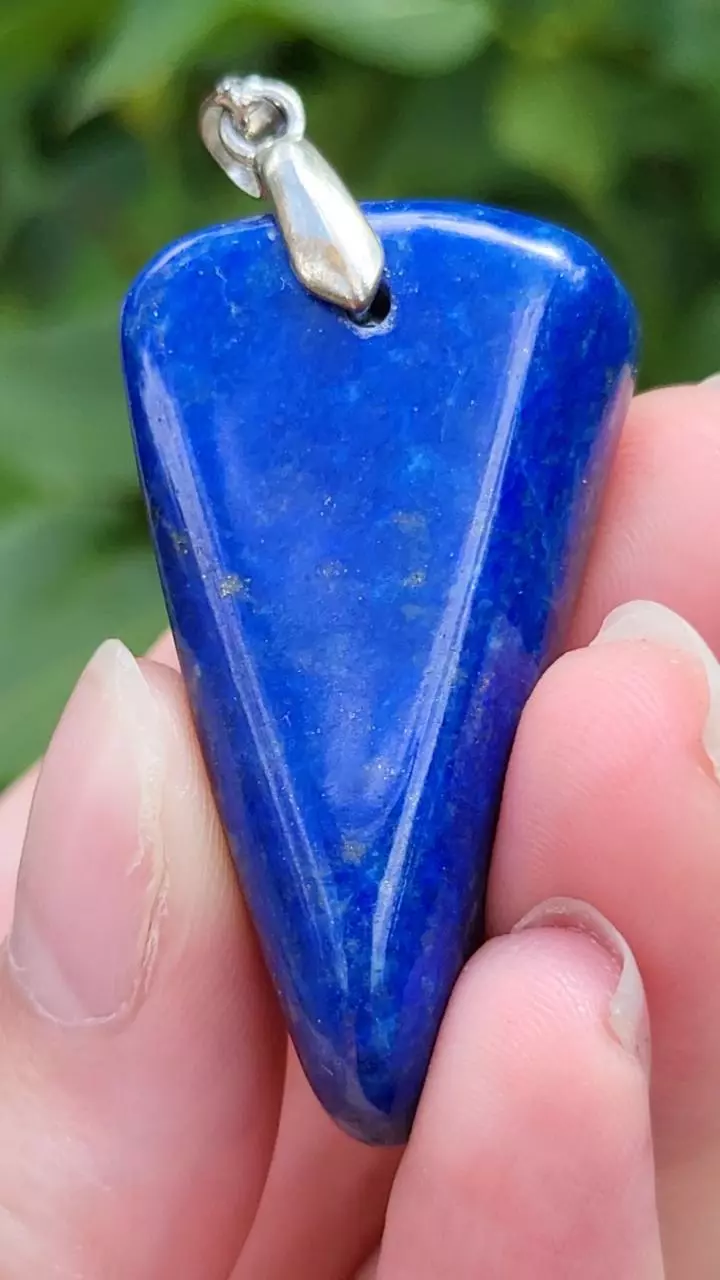 plant/Lapis pendant-0