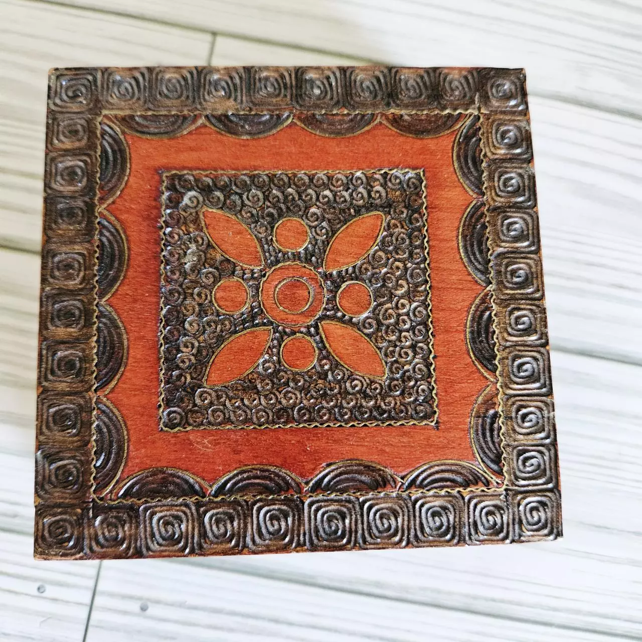 plant/Wood Trinket Box-2
