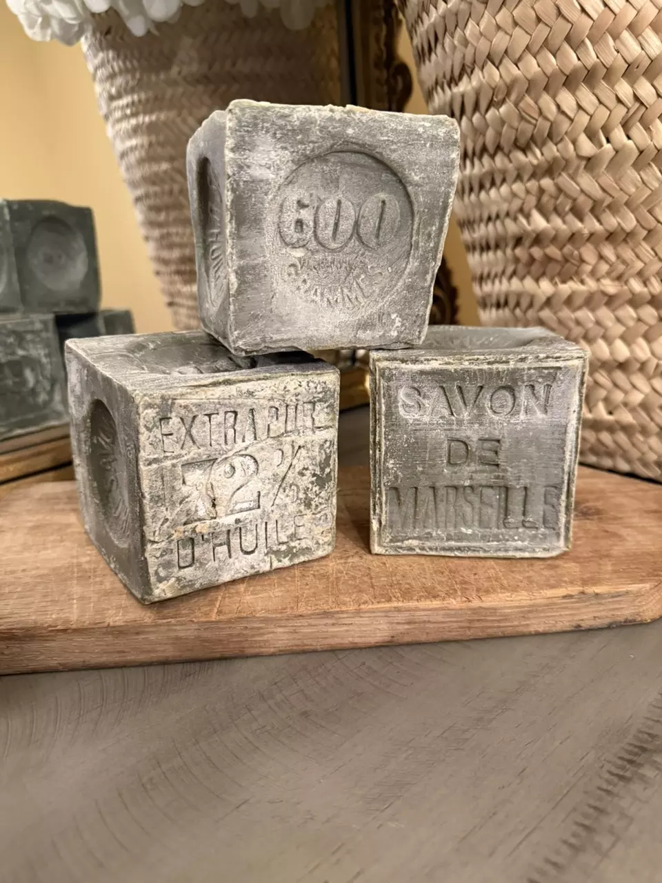 plant/Aged Savon de Marseille Soap Block – 600g Green Olive Oil Soap-0