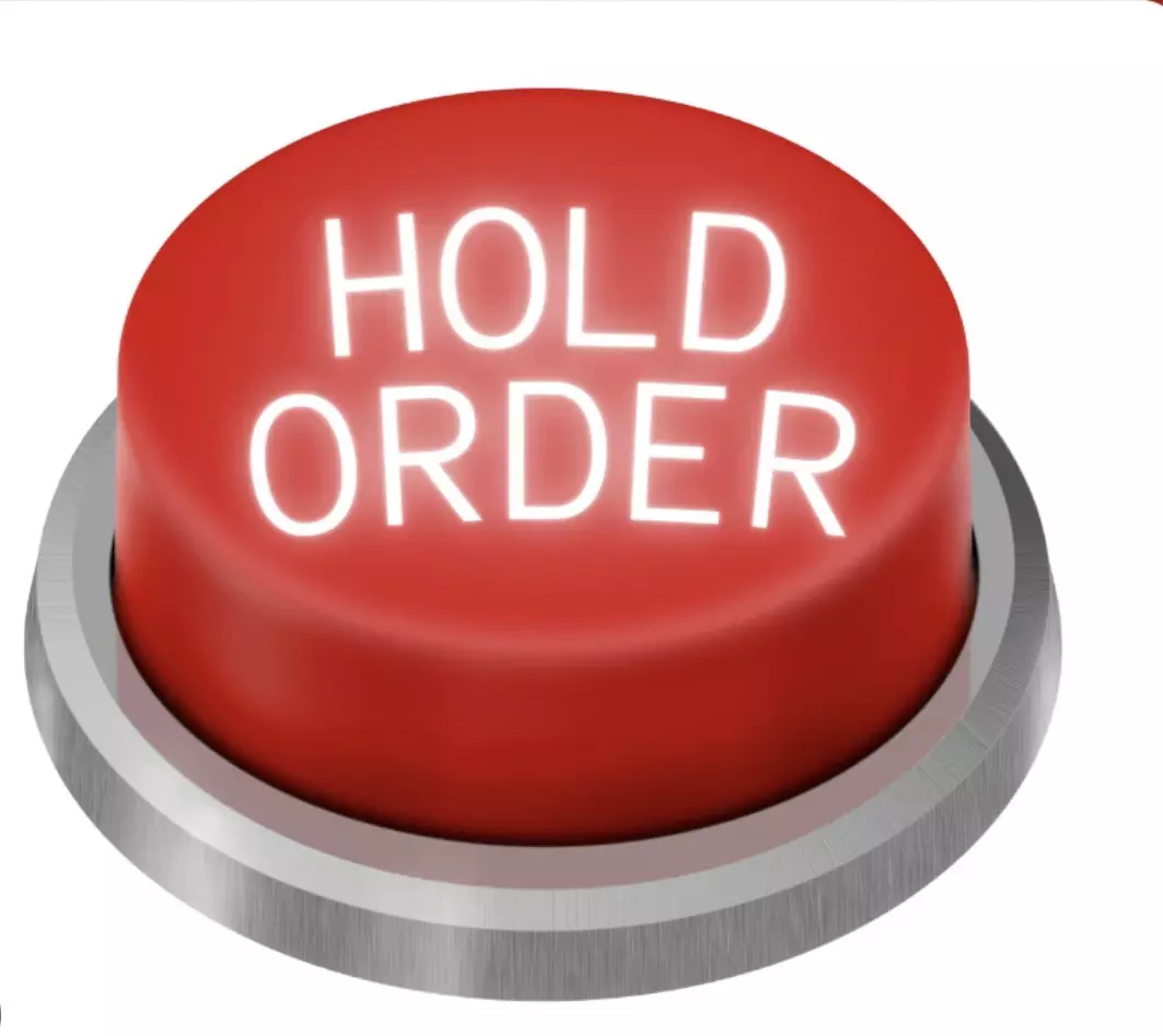 plant/Hold order for week of 12/01-0