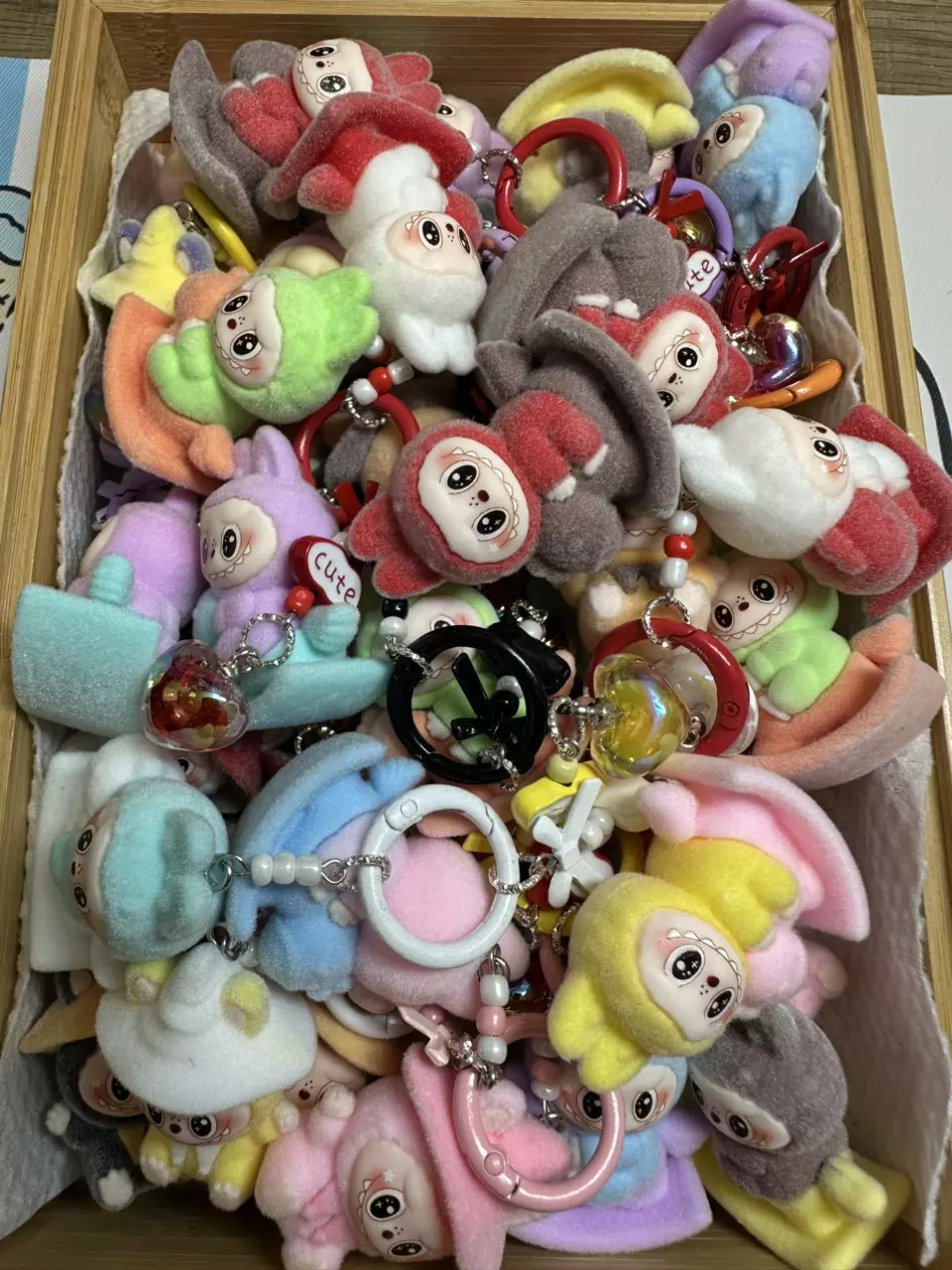 plant/Labubu DIY Keychains-0