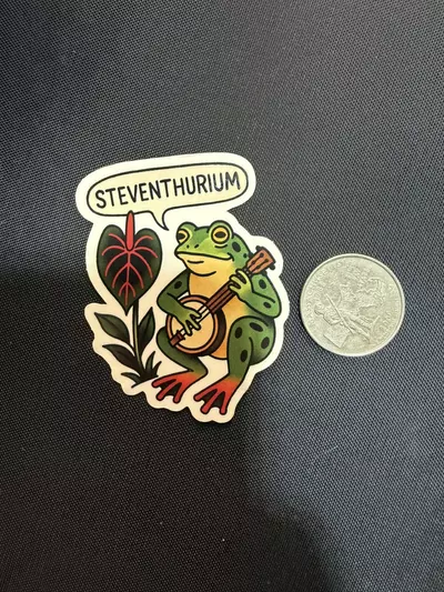 plant/Ribbit sticker-0-thumbnail