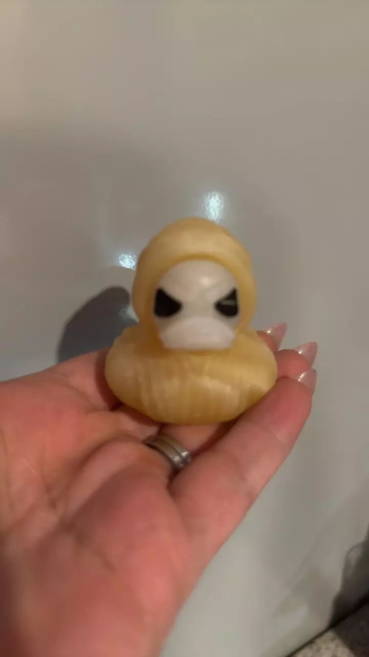 plant/Orange calcite ducky-0