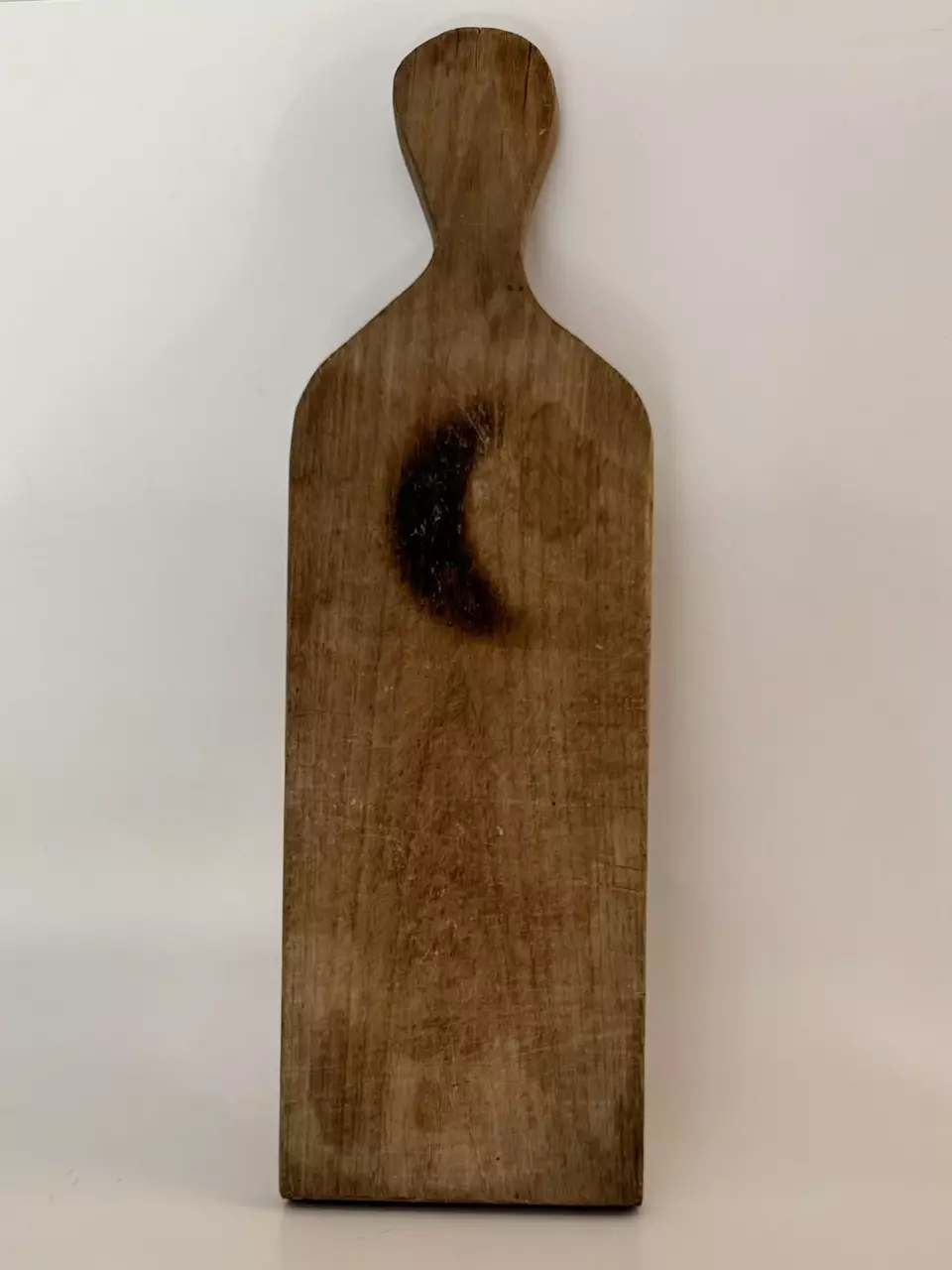 plant/Antique Wooden Cutting Board from Carpentras, France – 17 1/8" x 5 1/4" x 3/4"-1