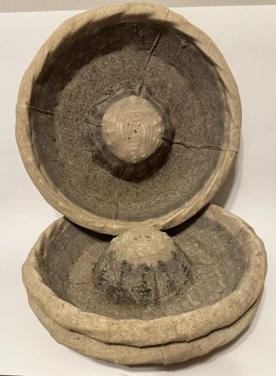 plant/Antique French Proofing Baskets | 1800s Sourced in Avignon, France-0