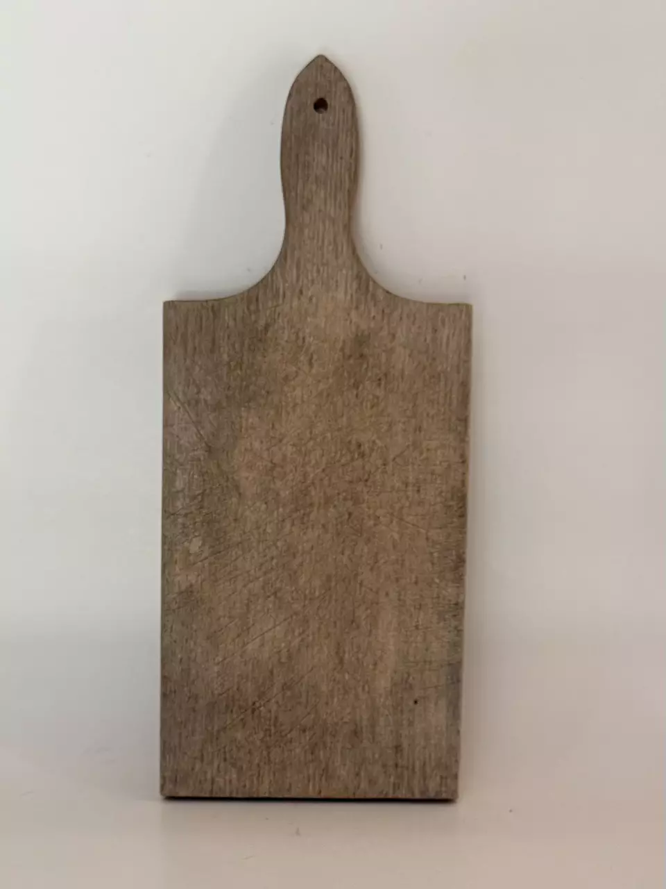 plant/Small Antique Wooden Cutting Board from Carpentras, France – 13 3/4" x 5 3/4"-0