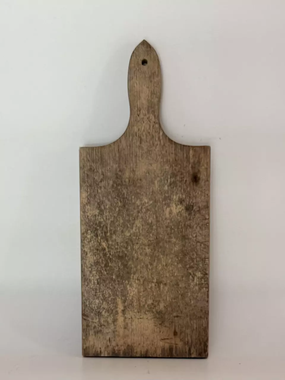 plant/Small Antique Wooden Cutting Board from Carpentras, France – 13 3/4" x 5 3/4"-1