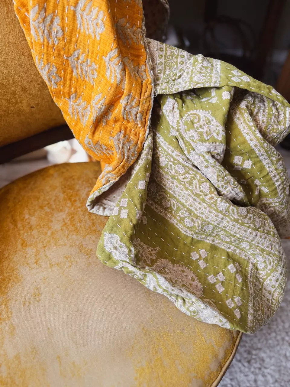 plant/Kantha Quilt-1
