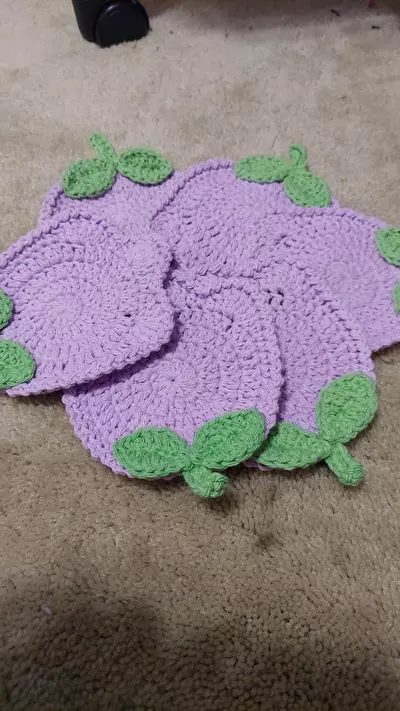 plant/Set of 6 coasters-2-thumbnail