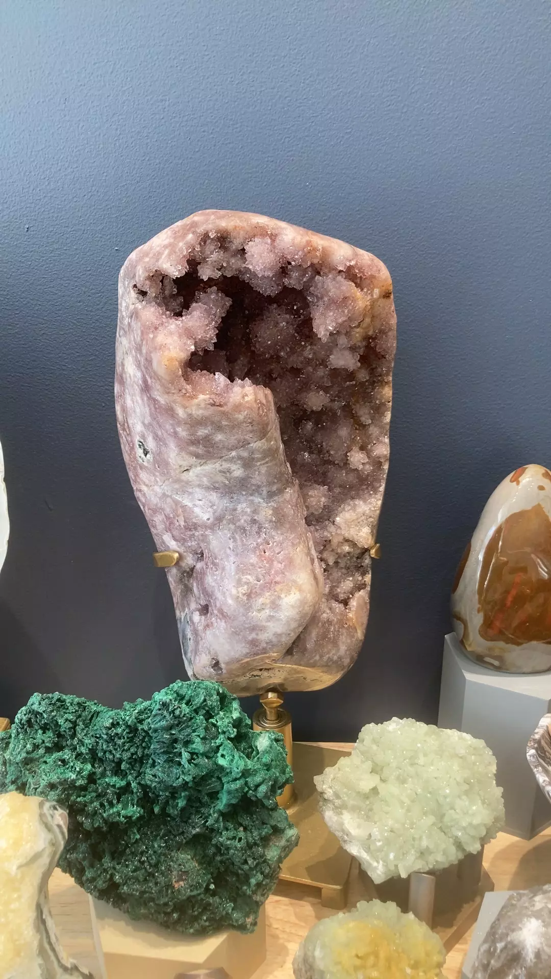 plant/pink amethyst free form-0