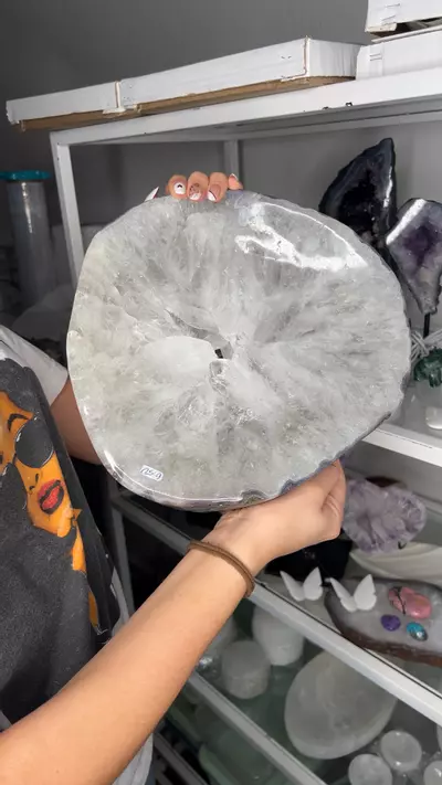 plant/14.33 pounds amethyst prasiolite bowl 11.25x10.25 inches 650-0-thumbnail