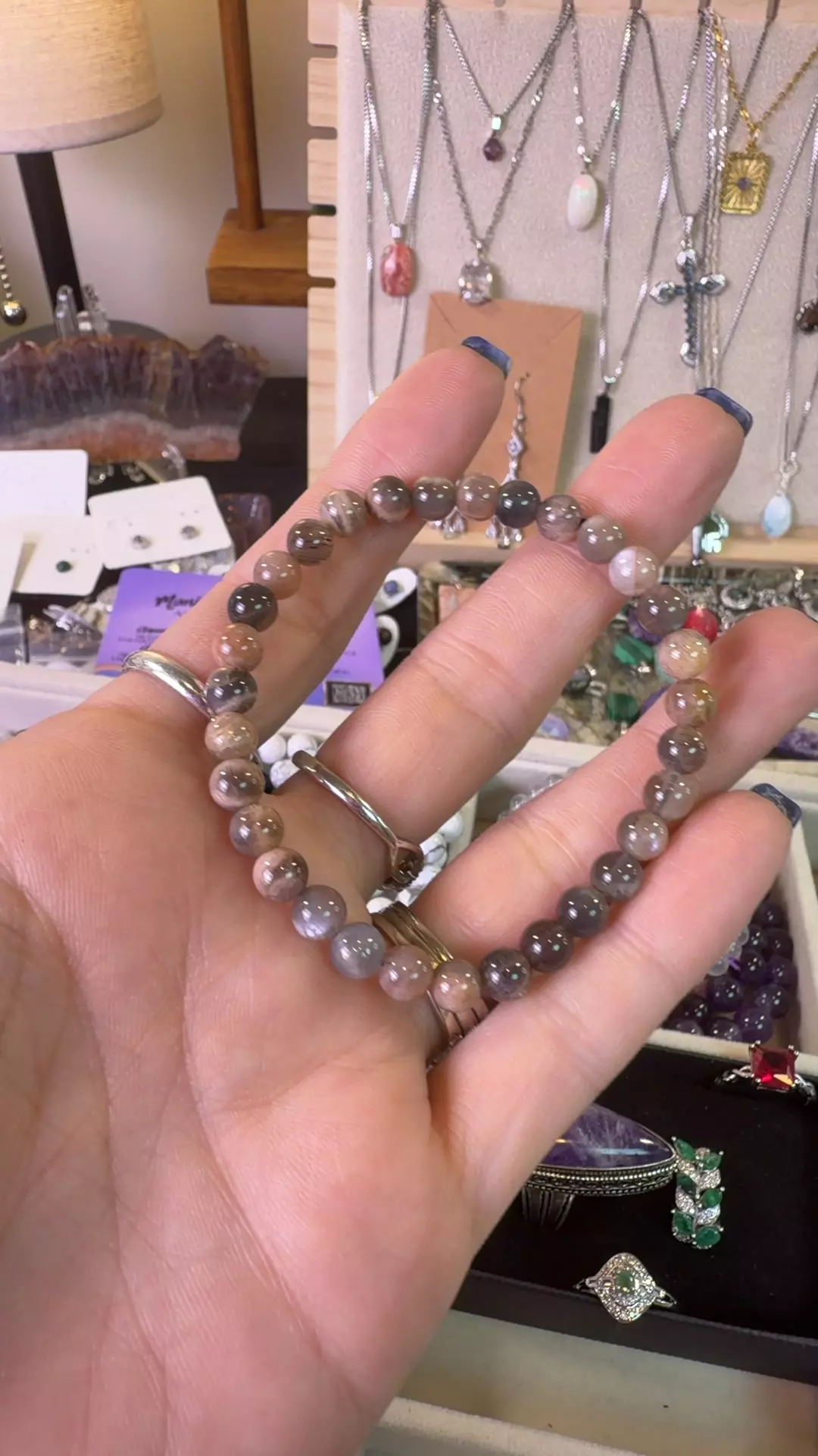 plant/6mm black moonstone-0