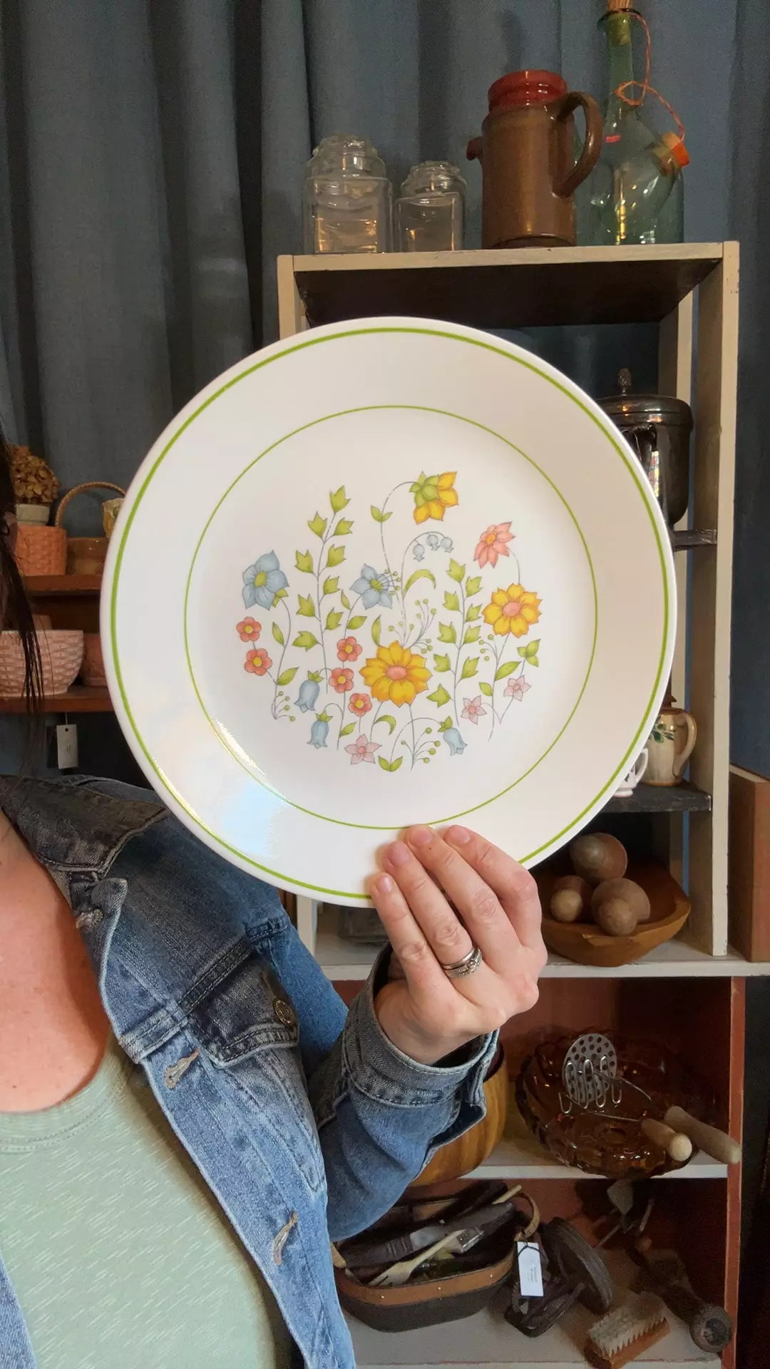 plant/corelle floral dinner plate-0