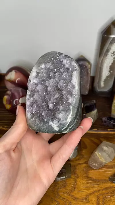 plant/Stalactite Amethyst Cut Base from Uruguay (70)-0-thumbnail